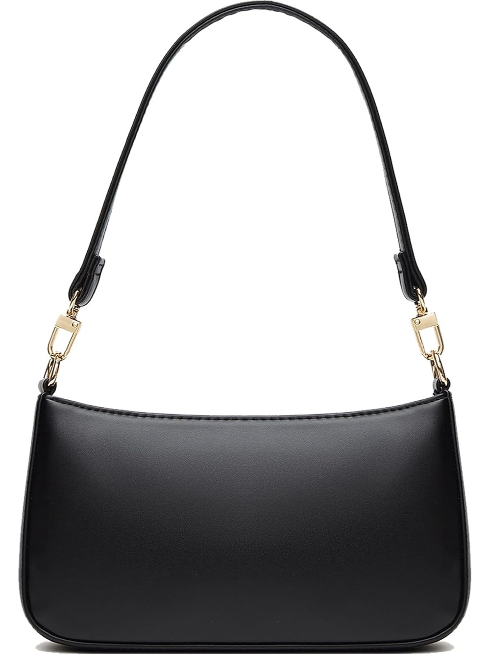 〽️ Women's Black Vegan Leather Retro Hobo Purses Pockets Crossbody Bags